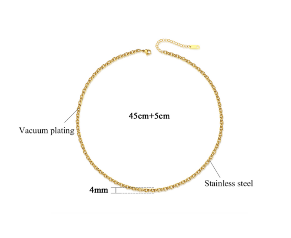 ORO BELLE 18K Gold Layered NYC Chain Necklace