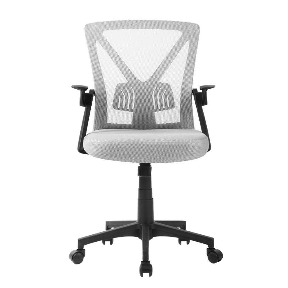 Artiss Computer Mid Back Office Chair Grey
