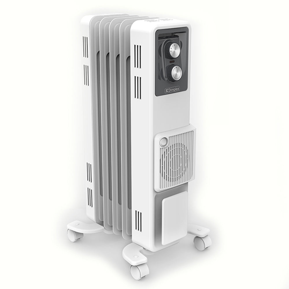 Dimplex 1.5kW Oil Column Heater w/ Turbo Fan - White