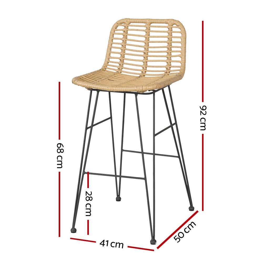 Gardeon 2x Outdoor Bar Stools