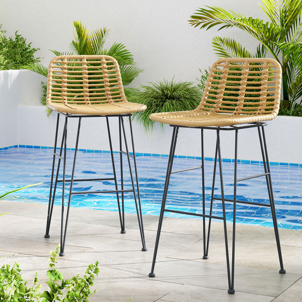 Gardeon 2x Outdoor Bar Stools