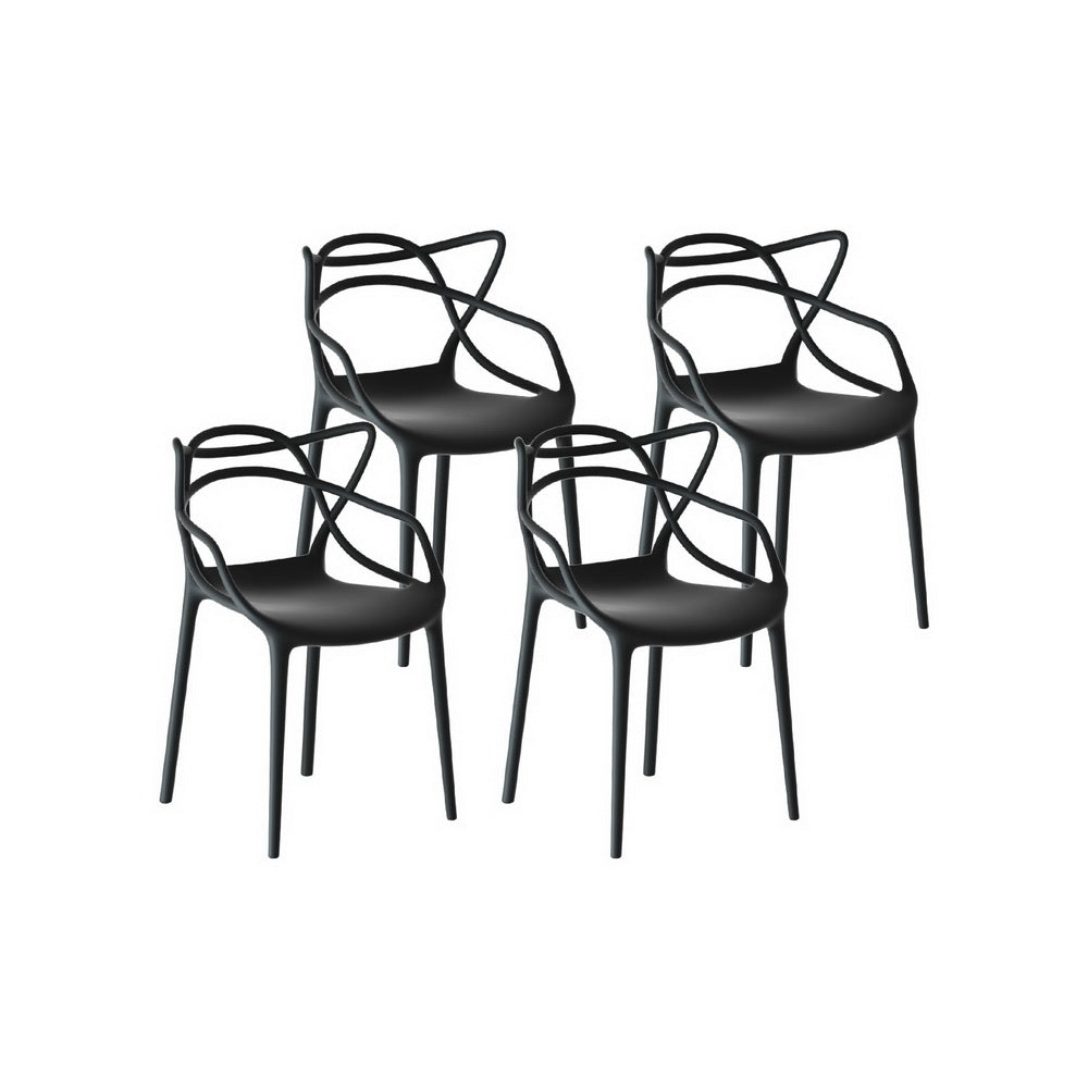 Gardeon PP Outdoor Dining Chairs X4 Portable