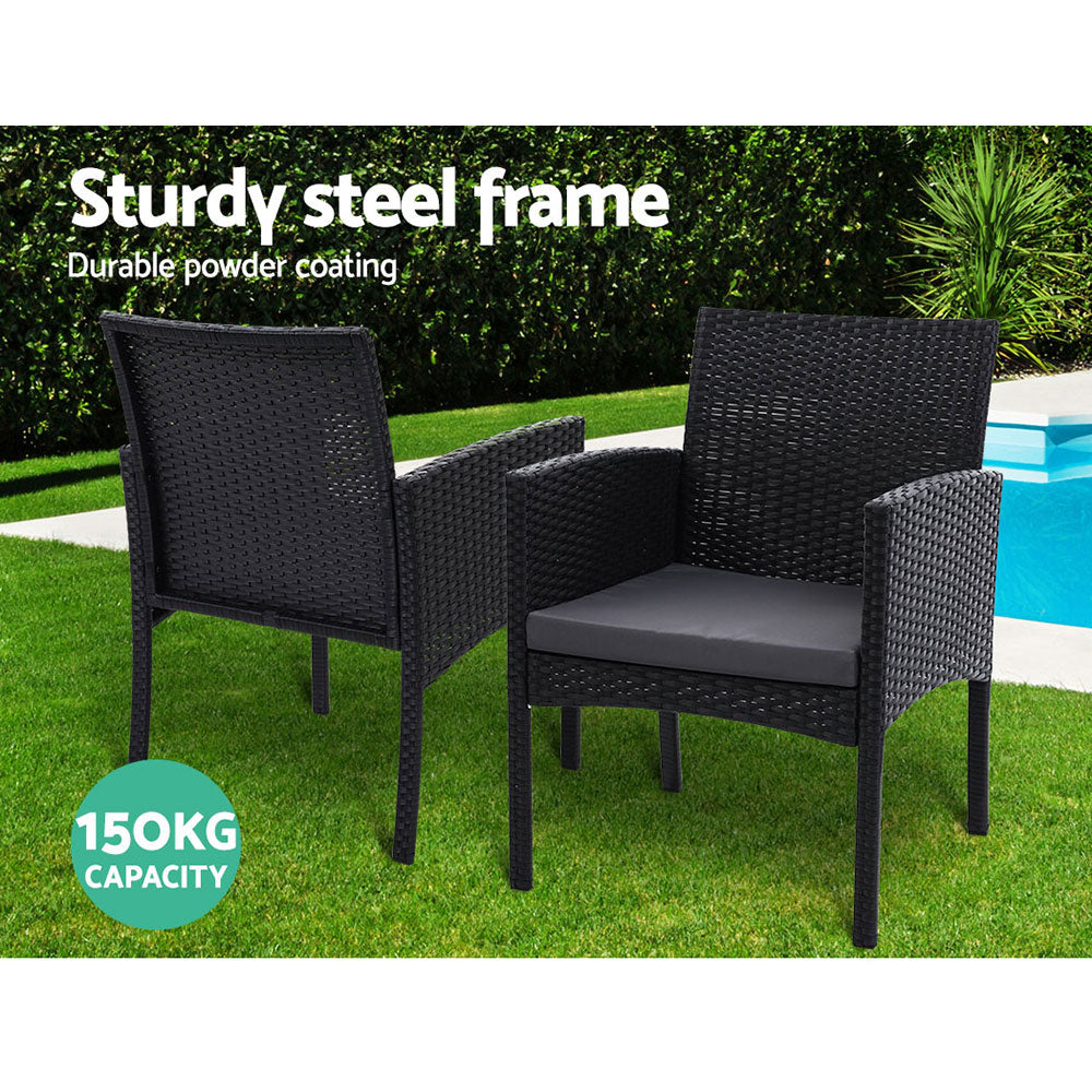 Gardeon Outdoor Bistro Dining Chair Set