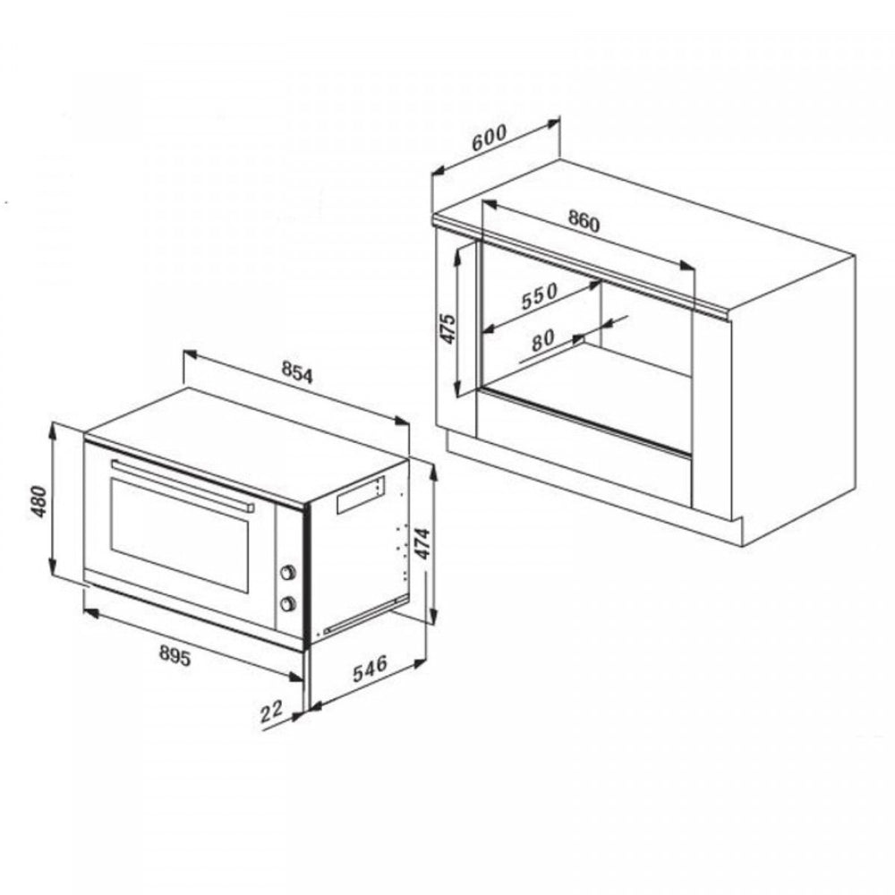 Kleenmaid 90Cm Multifunction Oven Omf9411