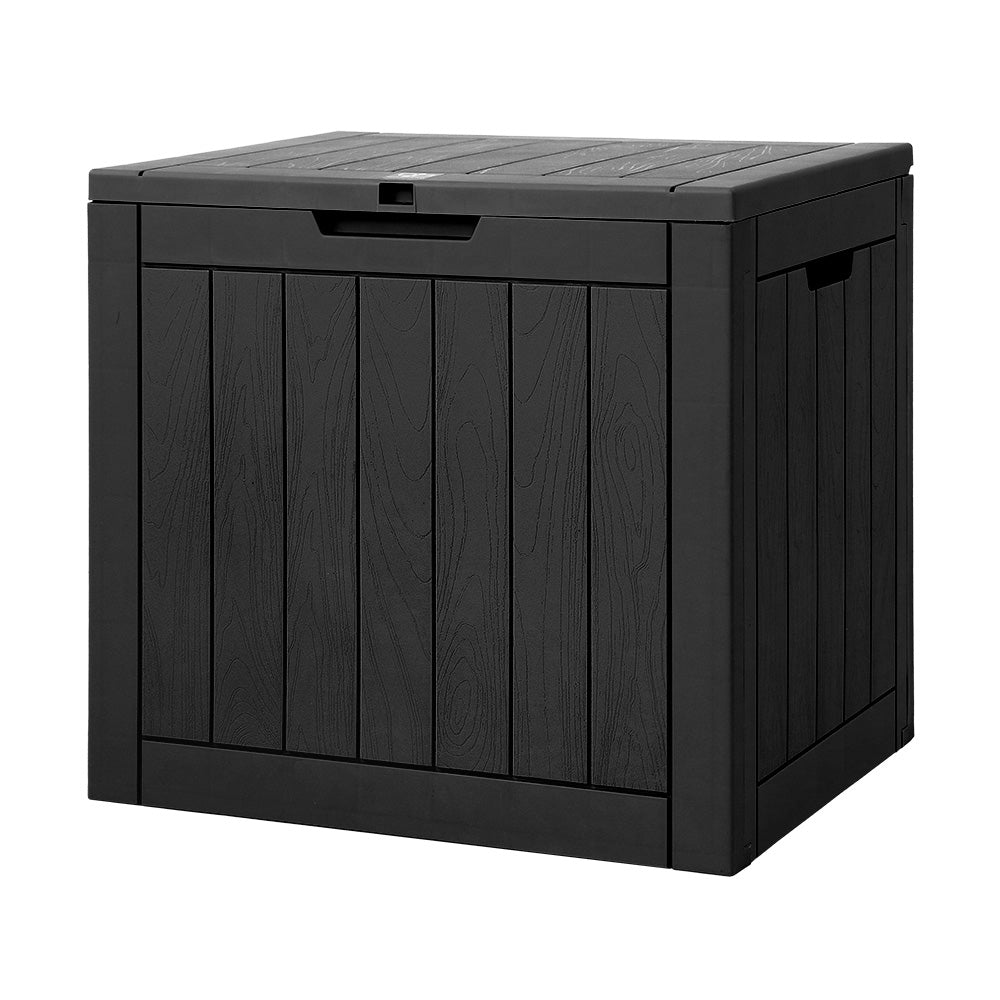 Gardeon 118L Outdoor Storage Box Container - Black