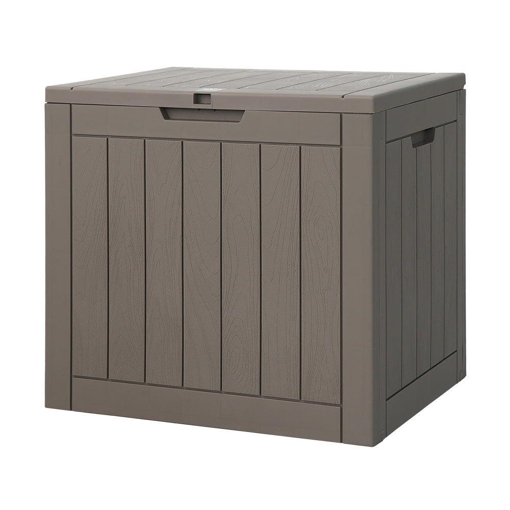 Gardeon 118L Outdoor Storage Box Container - Grey