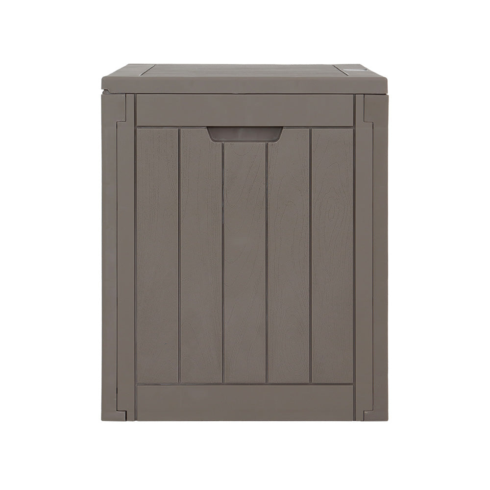 Gardeon 118L Outdoor Storage Box Container - Grey