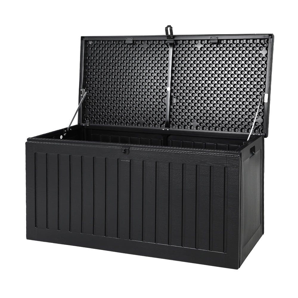 Gardeon 270L Outdoor Storage Box Container Black