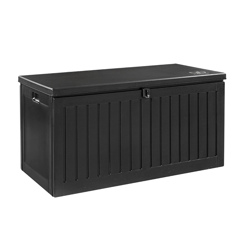 Gardeon 270L Outdoor Storage Box Container Black