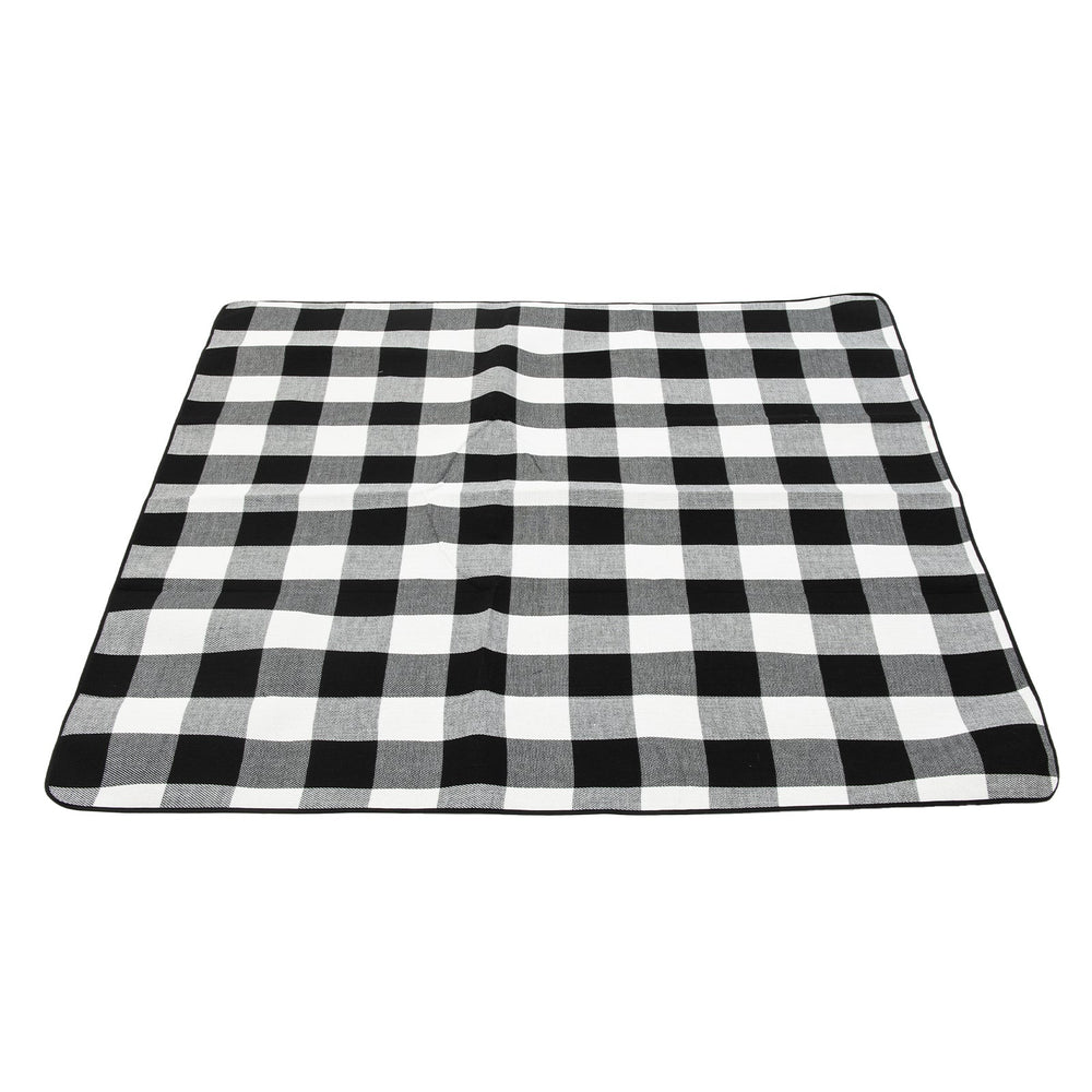 Viviendo 200x300cm Waterproof Outdoor Picnic Rug Blanket Class - Grey Tile