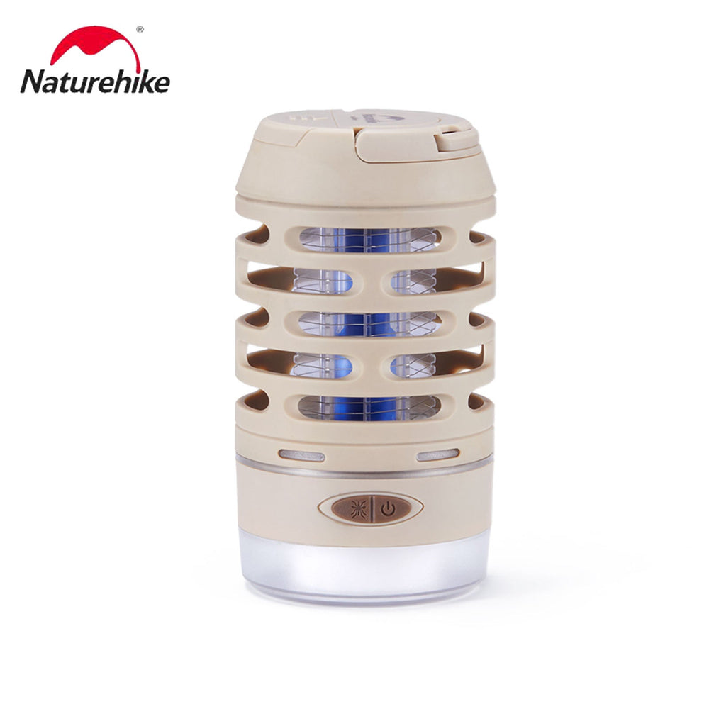 Naturehike Outdoor Electric Shock Mosquito Lamp Insect Repellent Light Waterproof Camping Lights Outdoor Flashlight Tent Light - Khaki