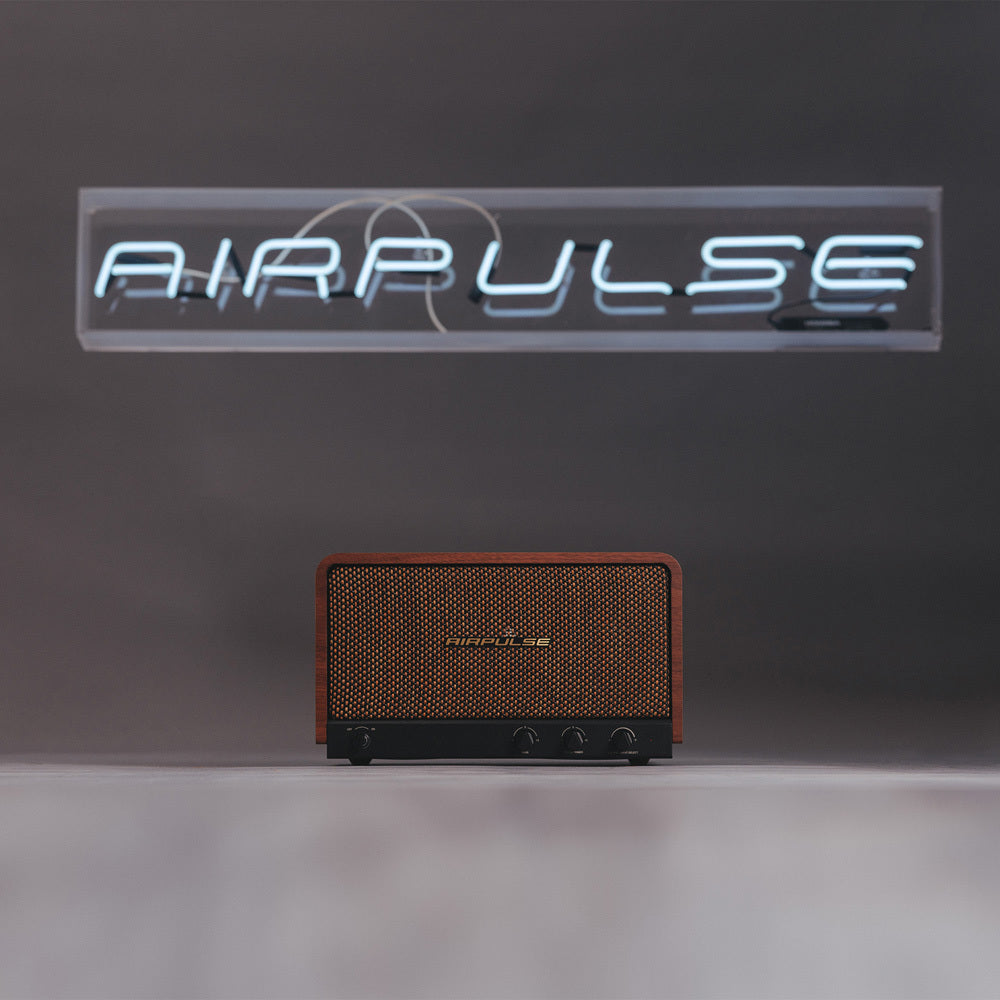 Airpulse P100X Multi-Driver Wireless Desktop Speaker System - Cherrywood