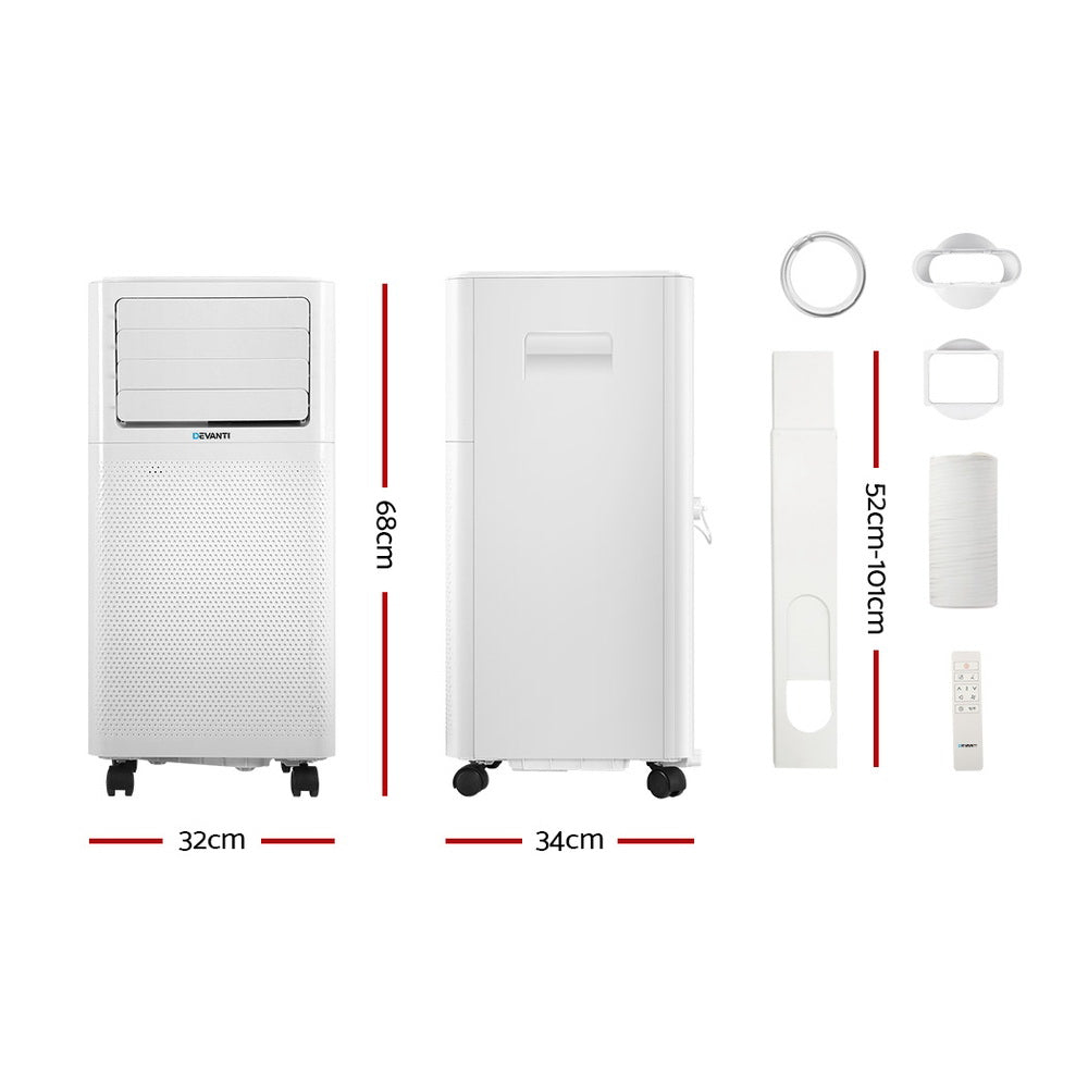 Devanti Portable Air Conditioner White 2000W