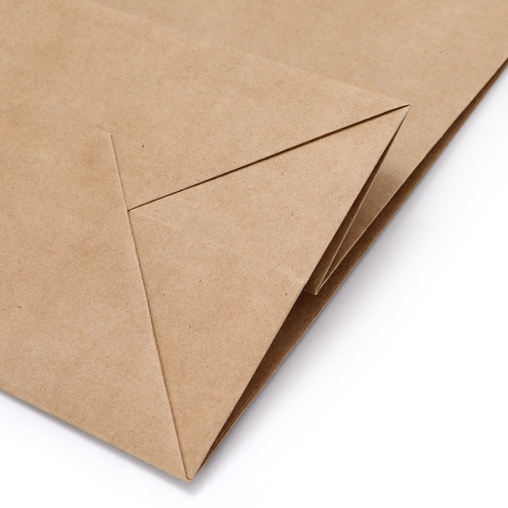 50pcs Bulk Kraft Paper Bags Reusable Brown