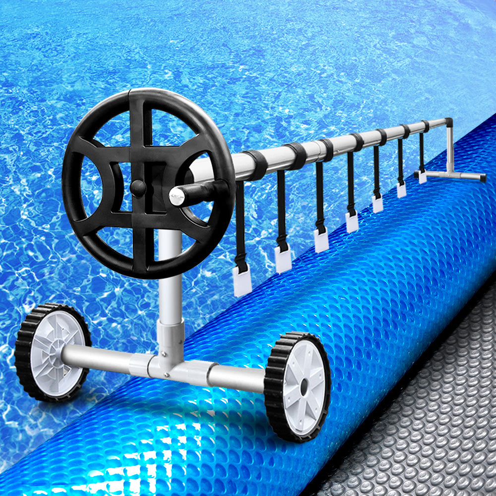 Aquabuddy Solar Pool Cover Roller Wheel Blanket 10x4M