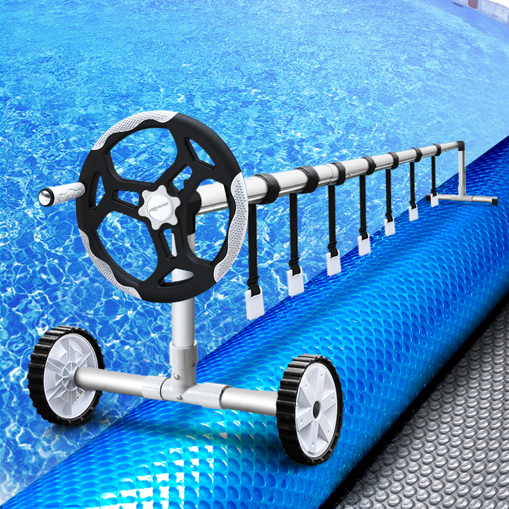 Aquabuddy Pool Cover Roller Wheel Solar Blanket 10.5x4.2M