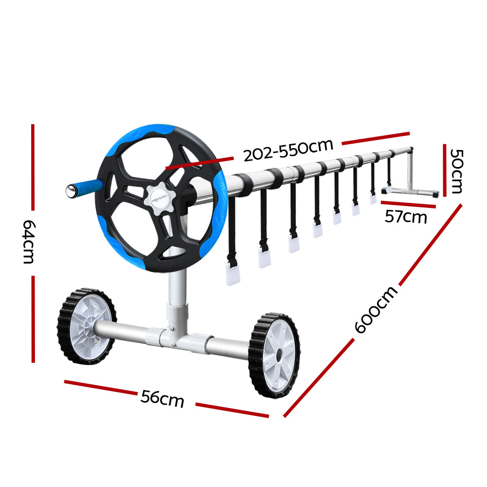 Aquabuddy Solar Pool Roller Wheel Blanket Cover 11x8M