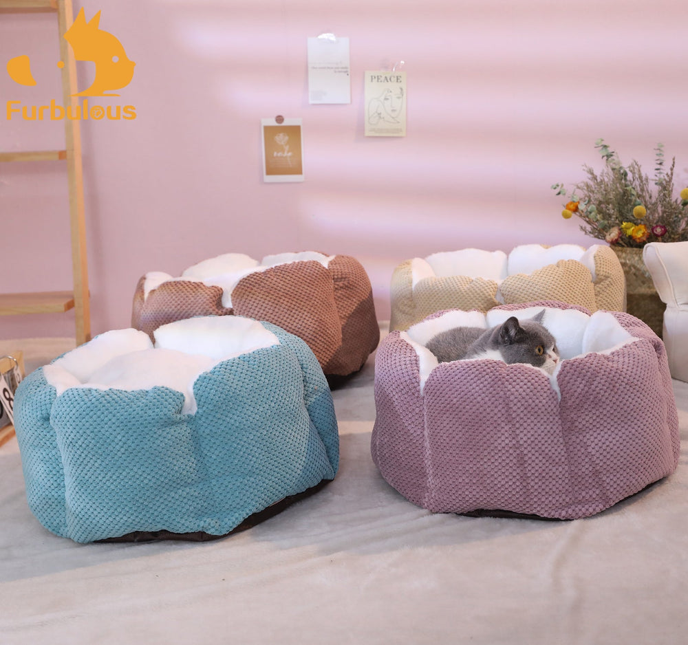 Furbulous Cozy Calming Cat Bed or Dog Bed