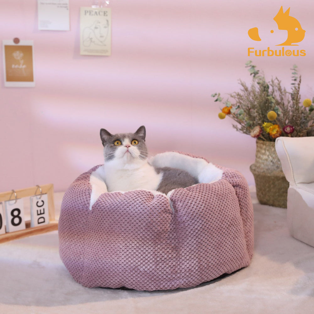 Furbulous Cozy Calming Cat Bed or Dog Bed