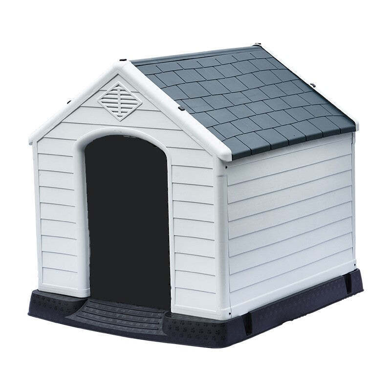 Furbulous Dog Kennel and Indoor Outdoor Heavy Duty Dog House - Slate Roof Large