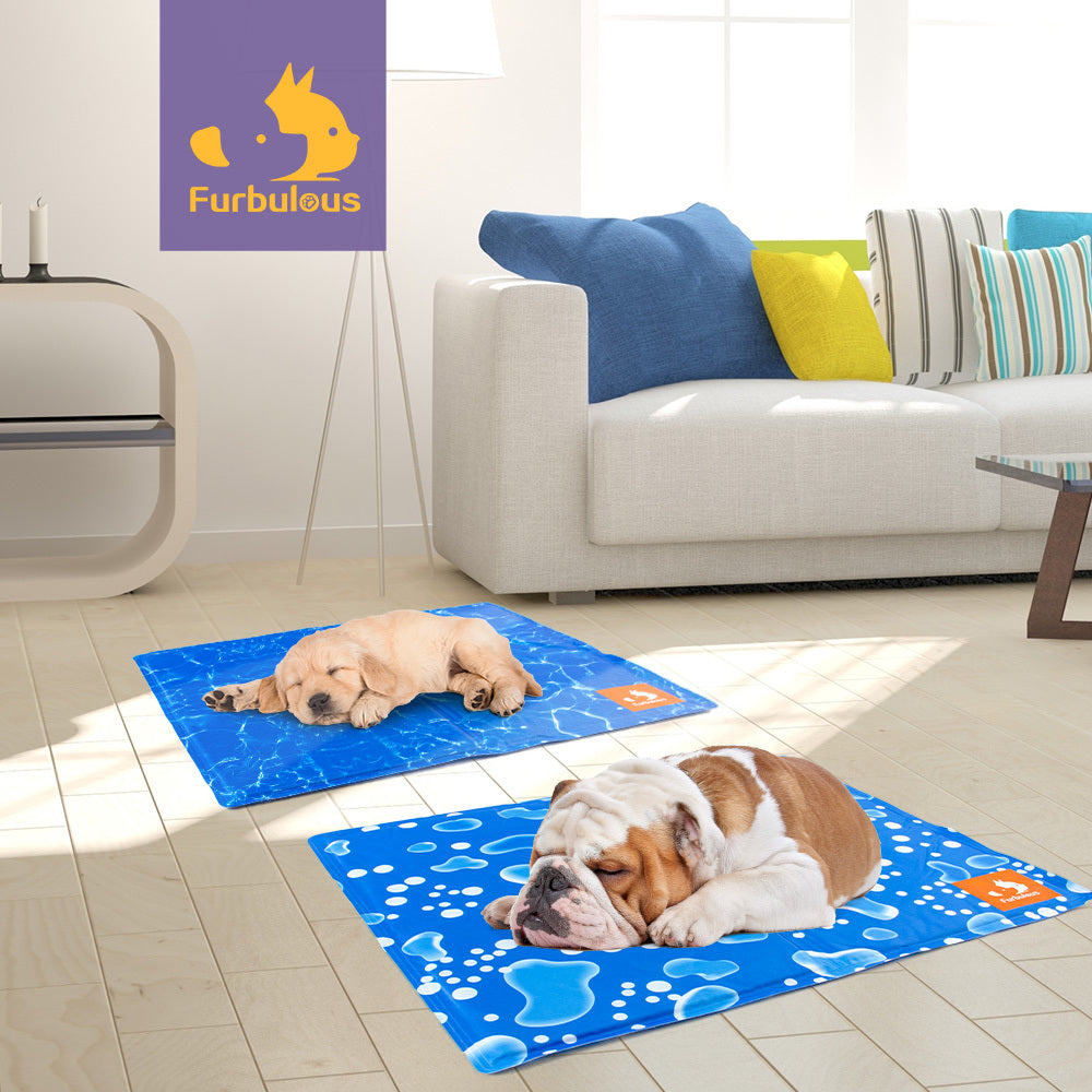 Furbulous Waterdrop Style Pet cooling Mat  - Large - 65cm x 50cm