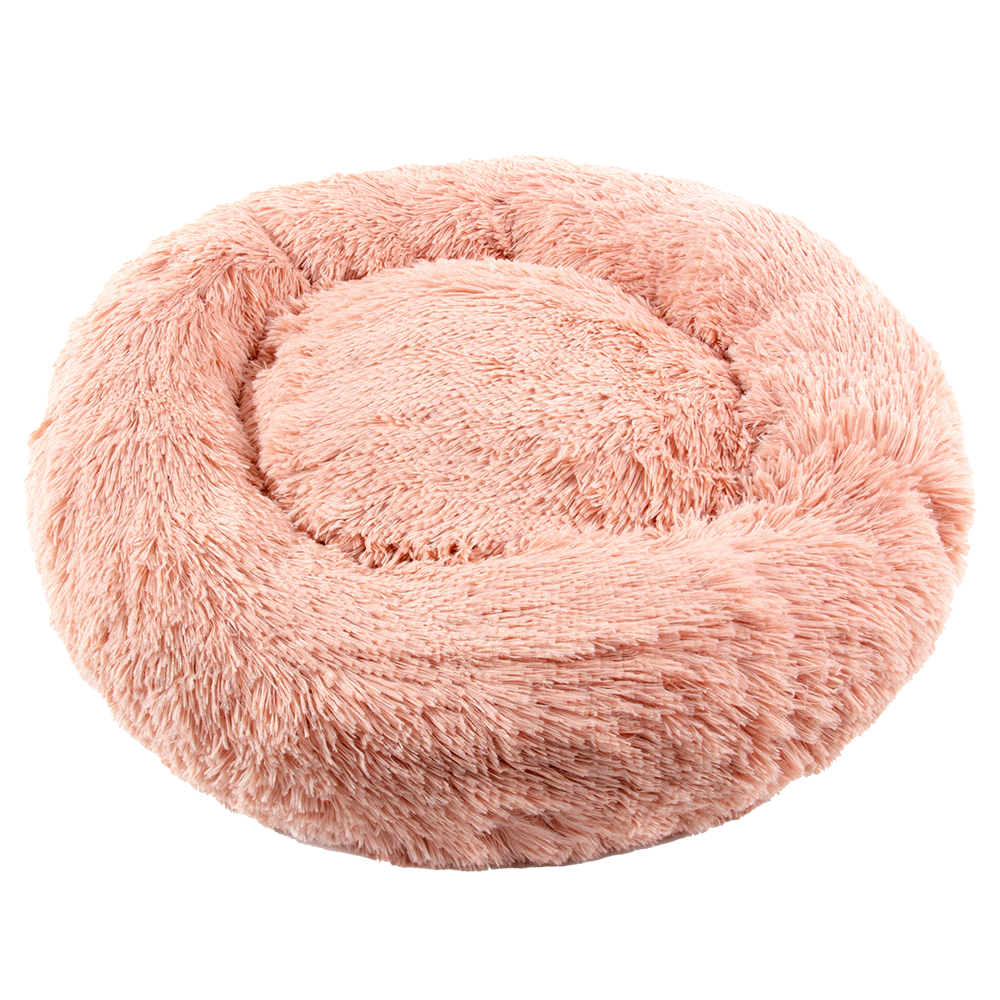 Furbulous Calming Dog or Cat Bed in Pink - XXLarge - 100cm Diameter