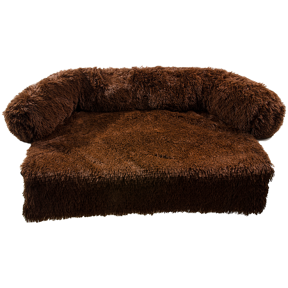 Furbulous Medium Pet Protector Dog Sofa Cover in Brown - Medium - 80cm x 80cm