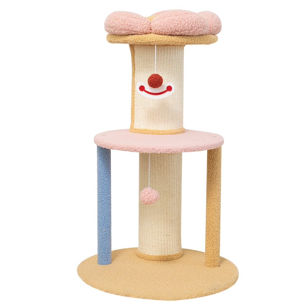 Furbulous 86cm Cat Tower Climbing Tree and Multi Level Scratching Post Circus Style