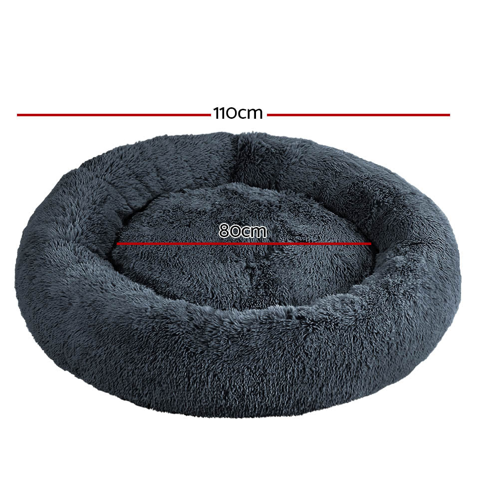 i.Pet Pet Bed Extra Large 110cm Dark Grey