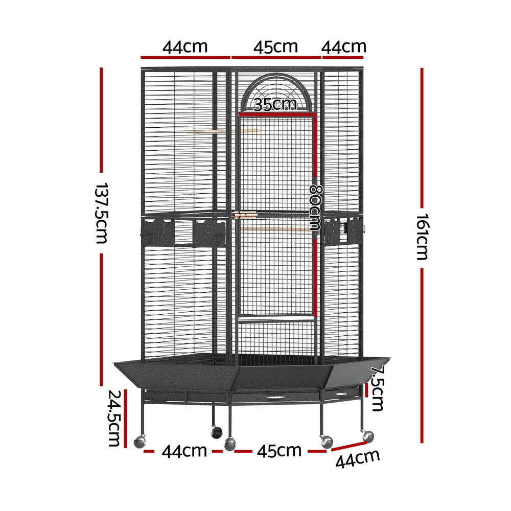 i.Pet Bird Cage Large with Wheels