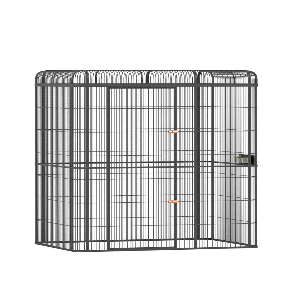 i.Pet Bird Cage Large Walk-in 203cm Black