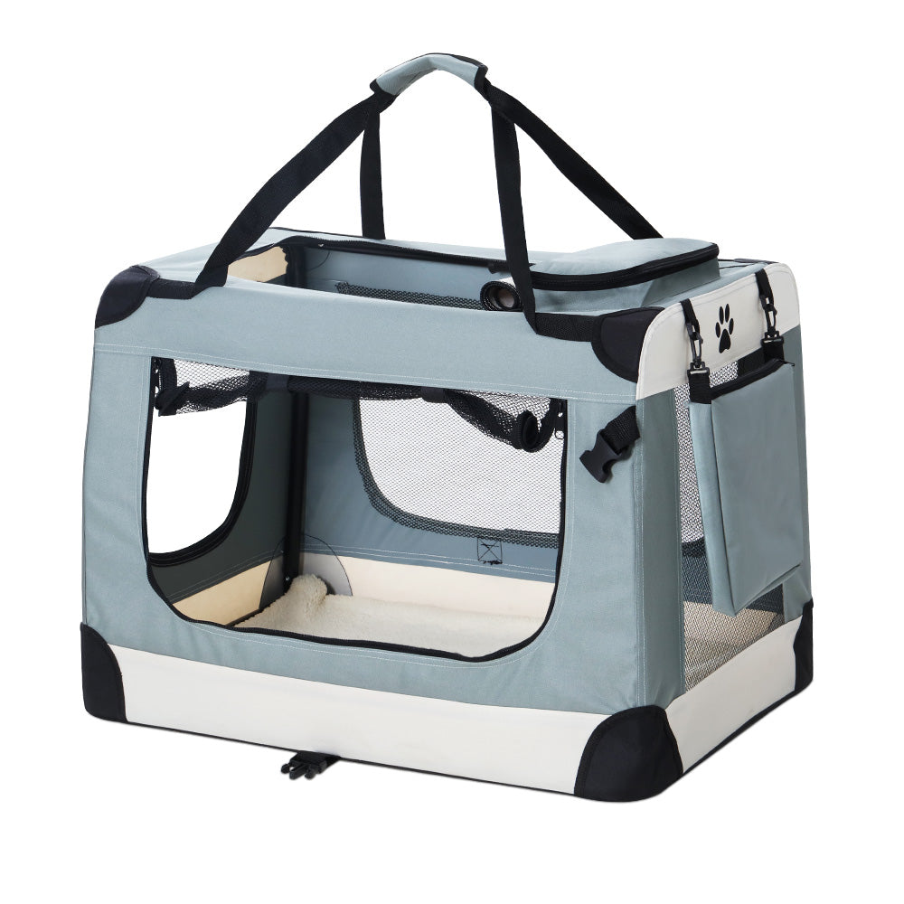 i.Pet Pet Carrier 2XL Light Grey