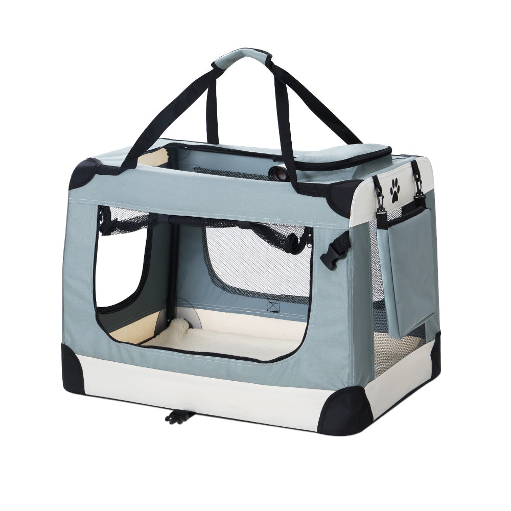 i.Pet Pet Carrier Large Light Grey