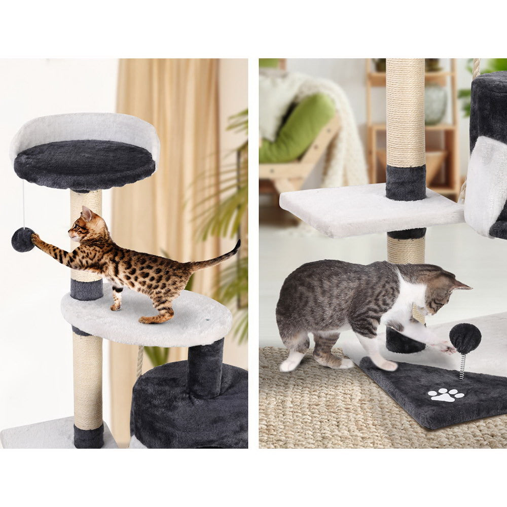 i.Pet Cat Tree Tower Grey 112CM