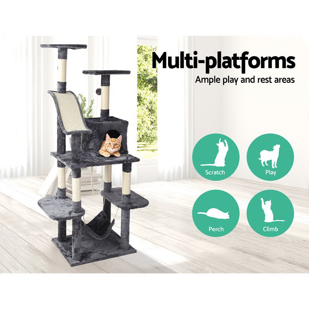 i.Pet Cat Tree Tower Grey 171CM