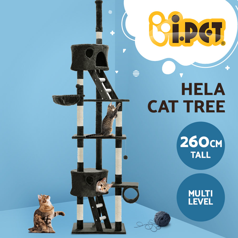 i.Pet Cat Tree Tower Grey 260CM