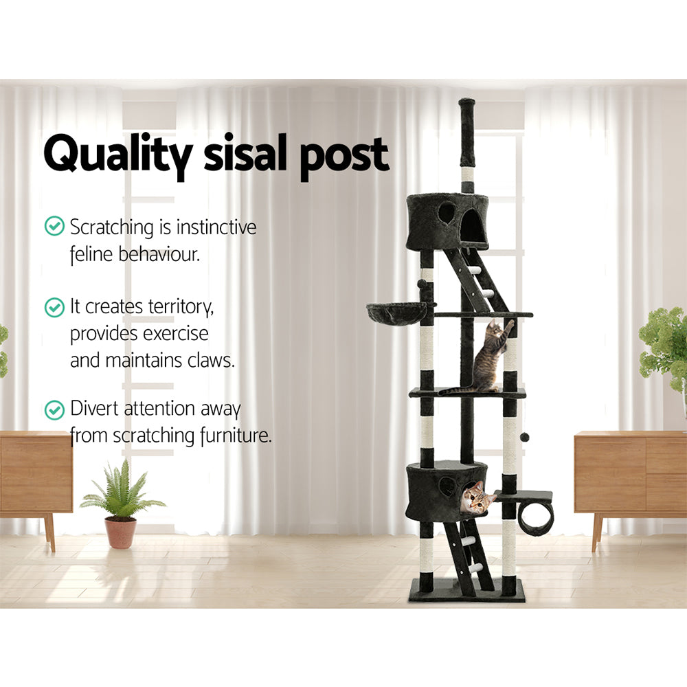 i.Pet Cat Tree Tower Grey 260CM