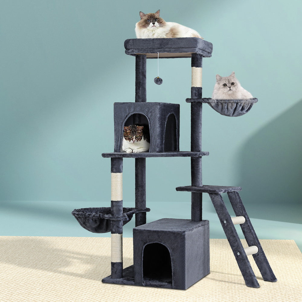 i.Pet Cat Tree 138cm Grey