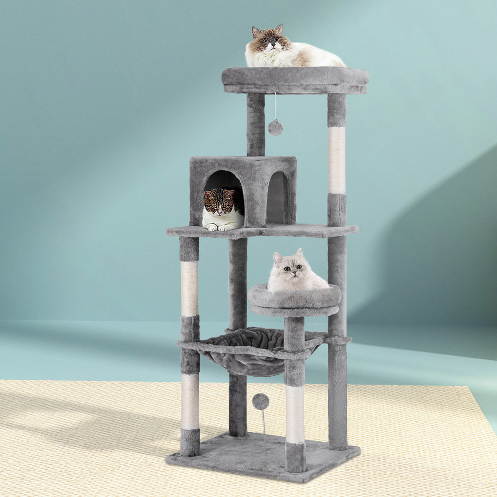 i.Pet Cat Tree 143cm Grey