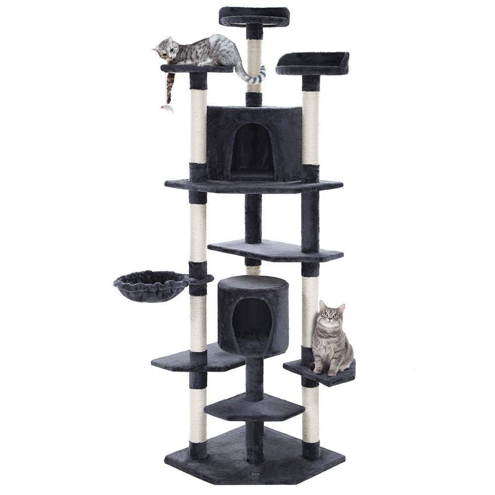 i.Pet Cat Tree Tower Grey 203CM