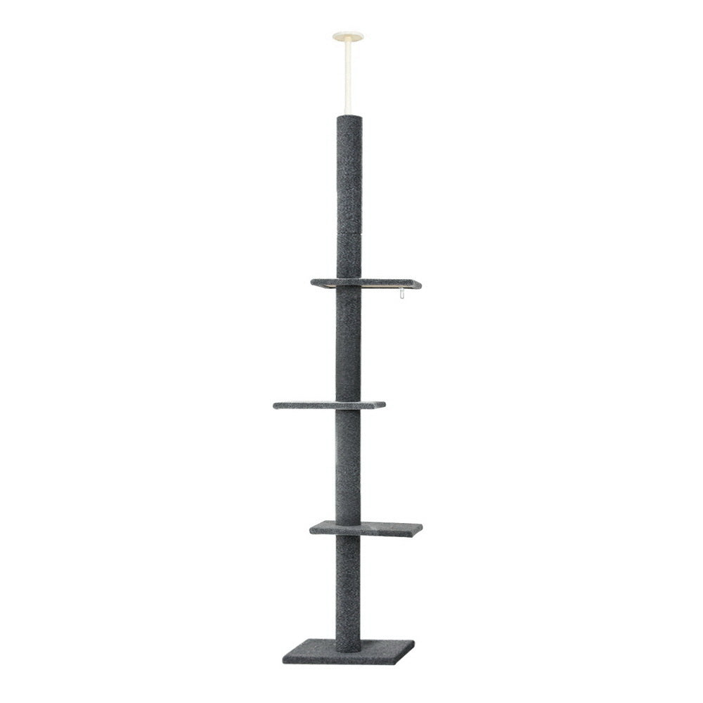 i.Pet Cat Tree Tower Post Scratcher 290cm Grey