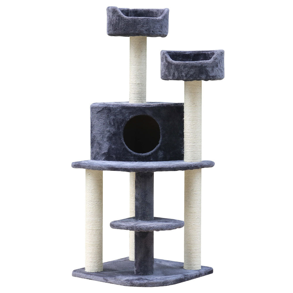i.Pet Cat Tree Tower Grey 126CM