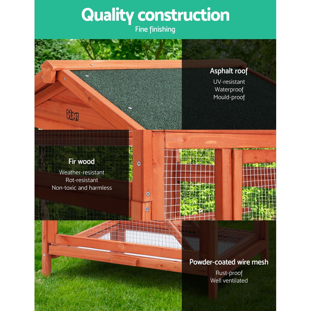 i.Pet Wooden Bird Cage Large