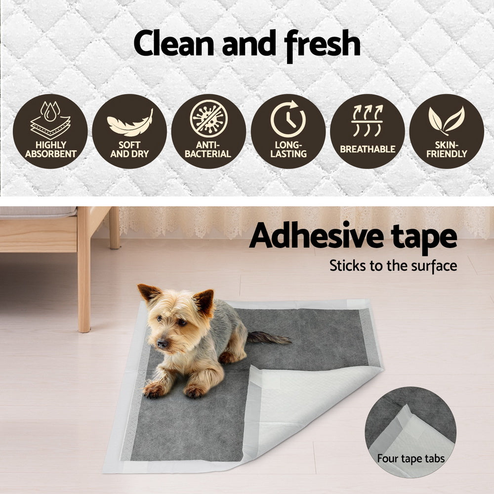 i.Pet Pet Training Pads 400pcs 60x60cm Grey