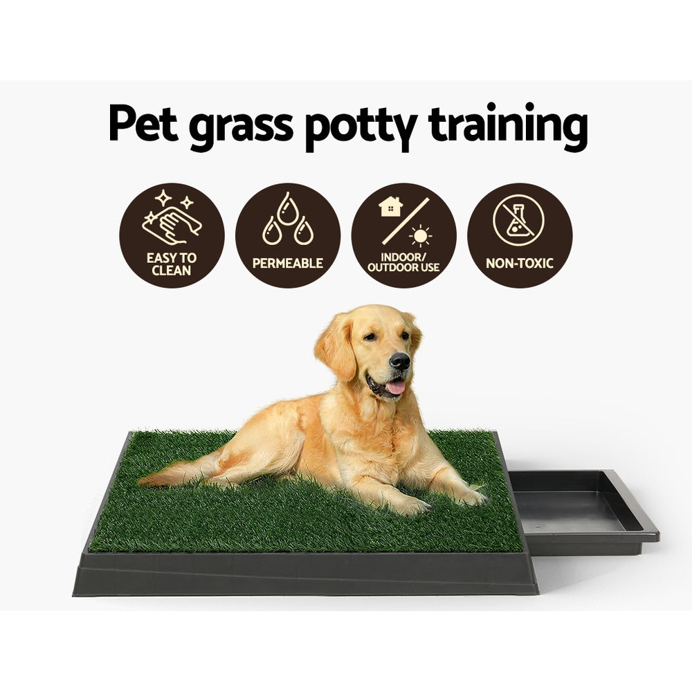 i.Pet Pet Training Pad Dog Potty Toilet Large Tray 2 Mats