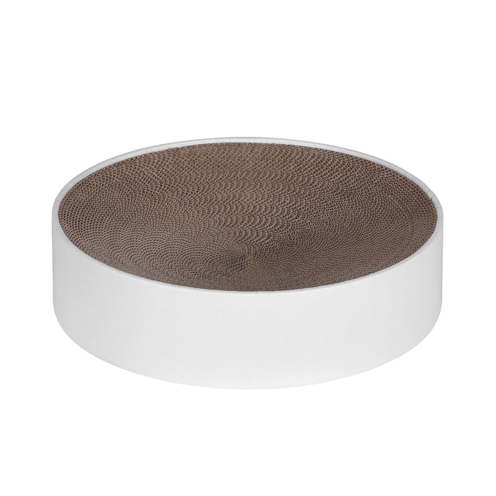 i.Pet Cat Scratching Round Board Brown