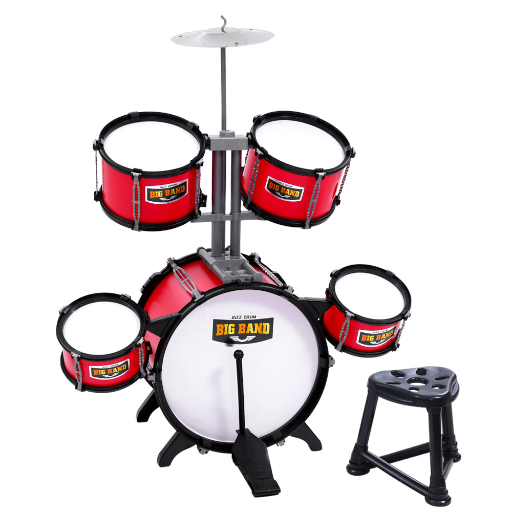 Keezi Kids Drum Kit Set 7pcs