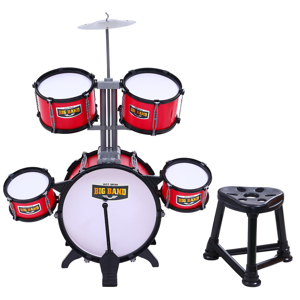 Keezi Kids Drum Kit Set 7pcs