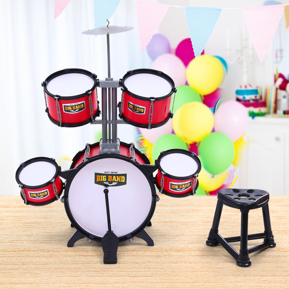 Keezi Kids Drum Kit Set 7pcs