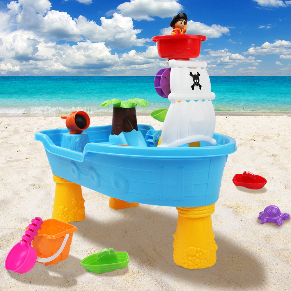 Keezi Outdoor Kids Pirate Ship Sandpit Toy